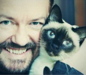 Ricky Gervais avid animal lover